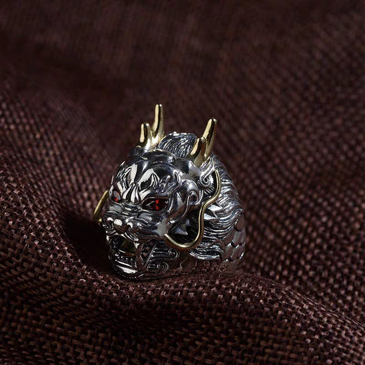 Dragon 925 Silver Ring